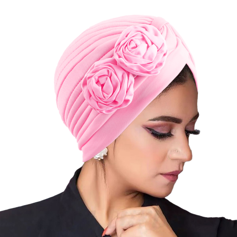 Ethnic Fashion For Ladies - 이슬람 패션 꽃 Hijab Turban 민족