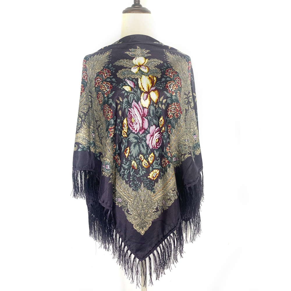 Winter Ethnic Fashion For Women - 에스닉 스타일 러시아 스퀘어 스카프, 럭셔리
