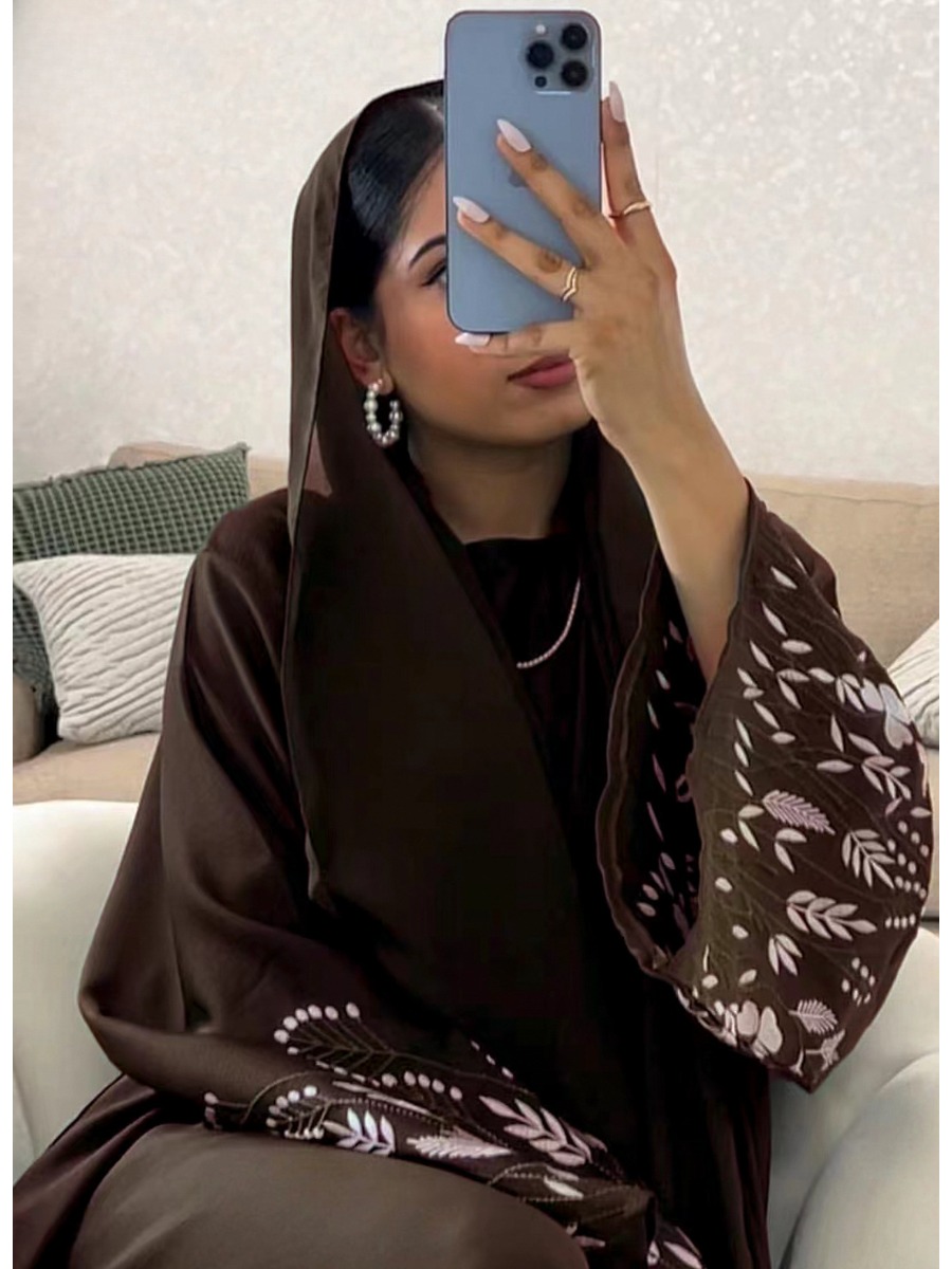 여성용 터키 자수 아바야 원피스 모로코 두바이 이슬람  - Jalabiya Women Arabic 리뷰 및 가격