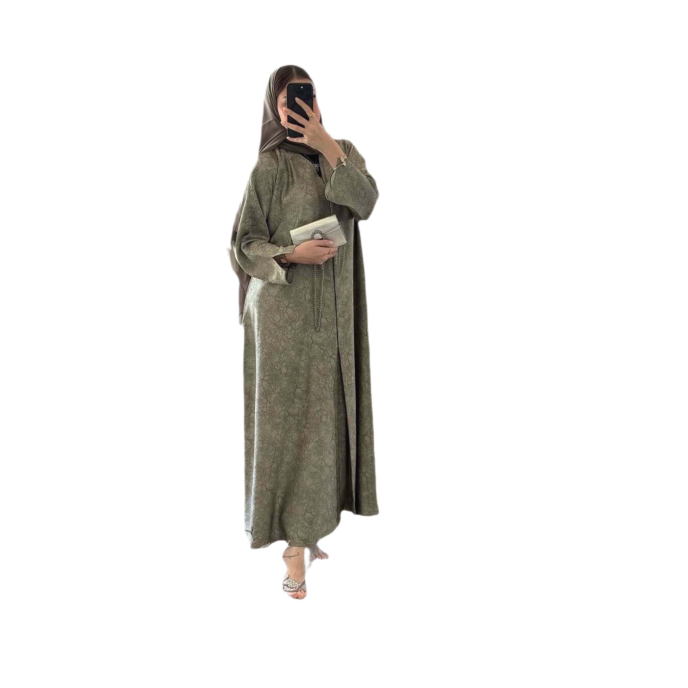 이드 드레스 프린트 아바야 여성 무슬림 드레스 잘라비야 - Jalabiya Women Arabic 리뷰 및 가격
