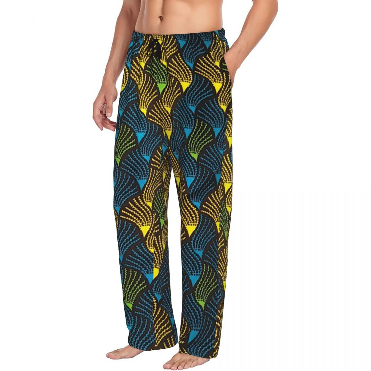 맞춤형 아프리카 앙카라 왁스 프린트 파자마 바지 남성용 - African Ankara Print 리뷰 및 가격