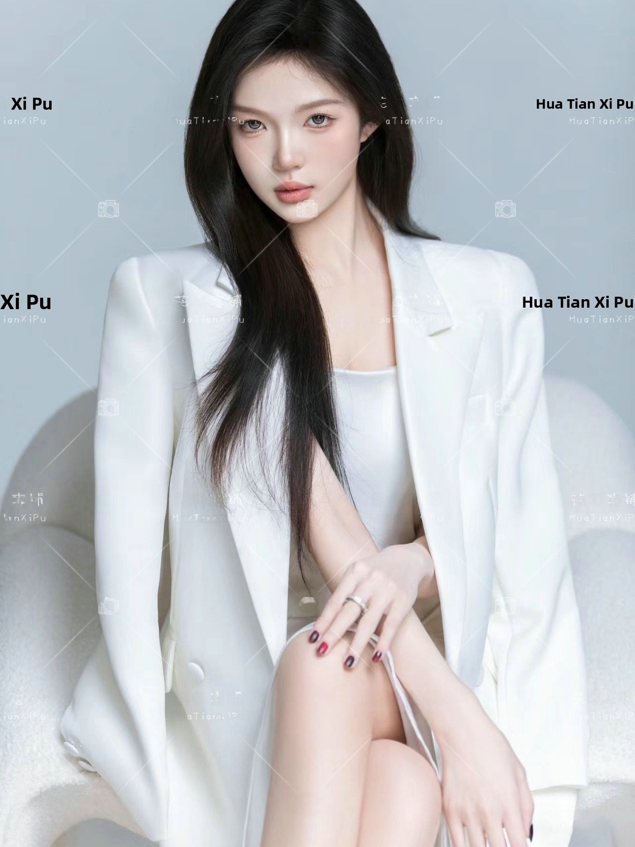 24 스튜디오 뉴 화이트 슈트 테마 패션 매거진 개인  - Ethnic Fashion Images 리뷰 및 가격