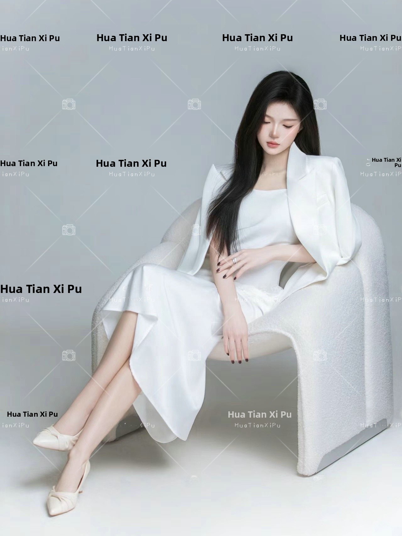 24 스튜디오 뉴 화이트 슈트 테마 패션 매거진 개인  - Ethnic Fashion Images 리뷰 및 가격