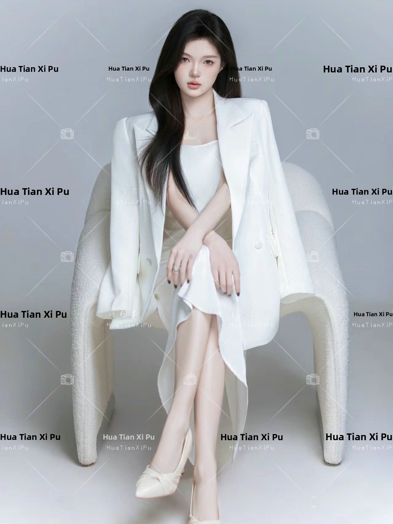 24 스튜디오 뉴 화이트 슈트 테마 패션 매거진 개인  - Ethnic Fashion Images 리뷰 및 가격