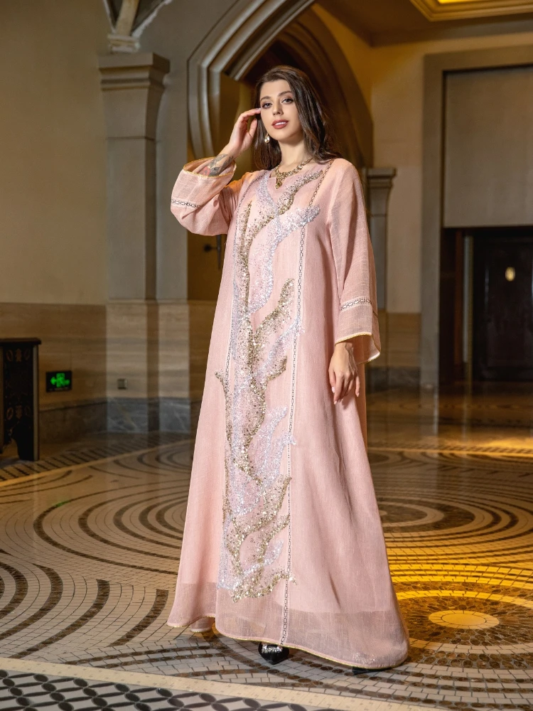 Eid 무슬림 파티 원피스 여성용 이브닝 롱 드레스 스 - Jalabiya Women Arabic 리뷰 및 가격