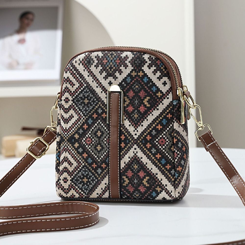 패션 보헤미안 스타일 프린트 폰백 PU 가죽 에스닉 스 - Ethnic Fashion For Ladies 리뷰 및 가격
