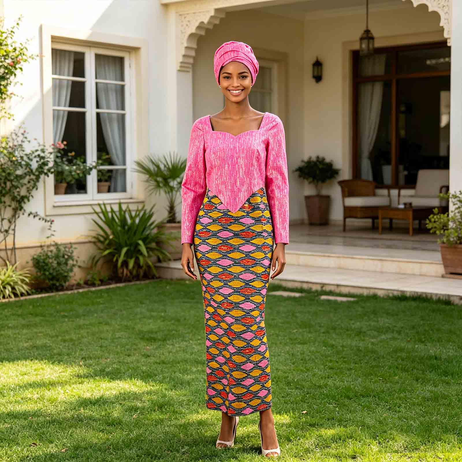 여성을위한 아프리카 프린트 롱 드레스 가족 의상 Das - African Ankara Print 리뷰 및 가격