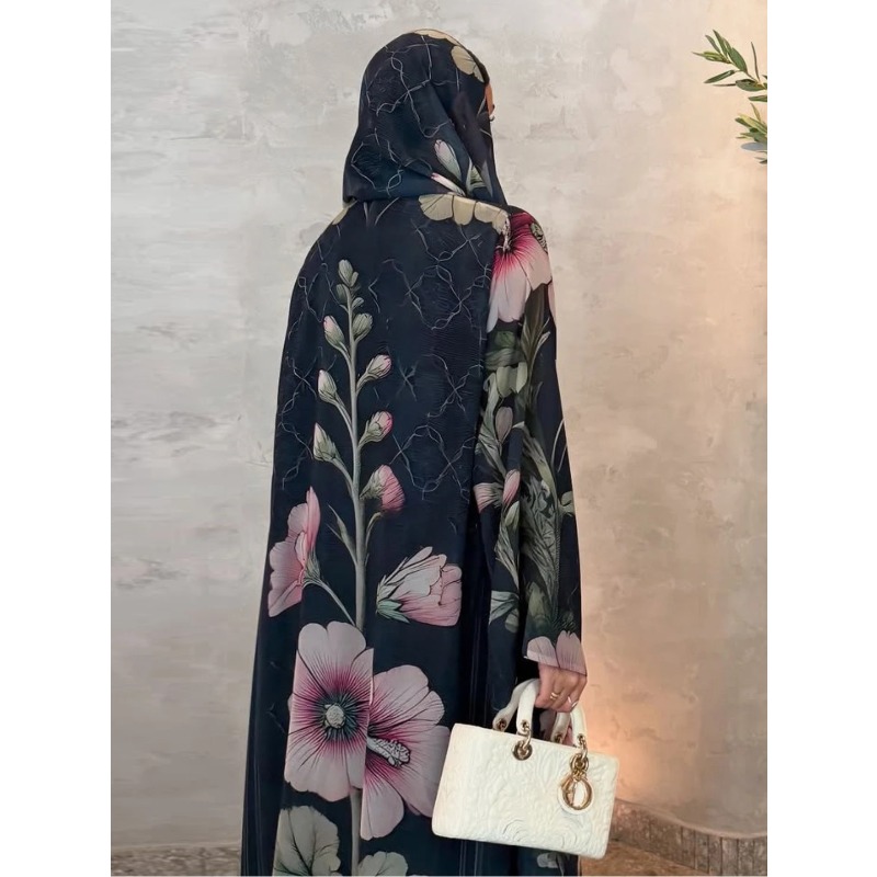 이드 여성 아바야 스카프 무슬림 프린트 가디건 드레스  - Jalabiya Women Arabic 리뷰 및 가격